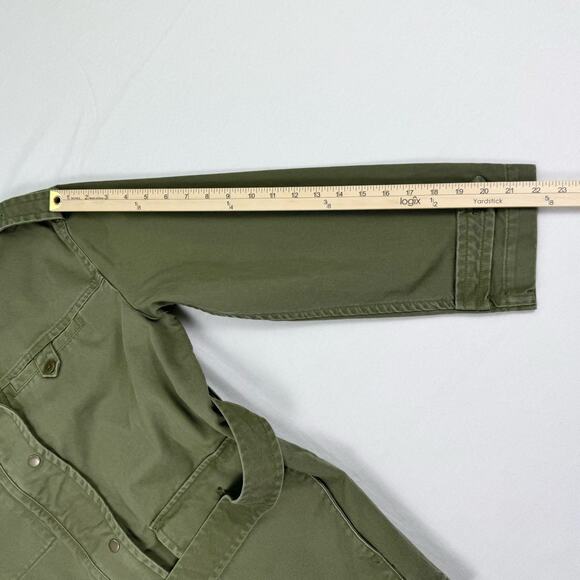 Madewell Jacket Womens Medium Oversized Utility Cargo Belted Coat - Picture 15 of 16